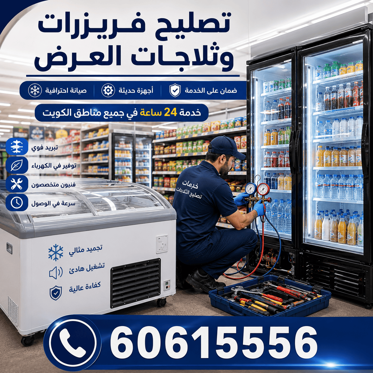 تبديل كمبروسر الثلاجة في الكويت